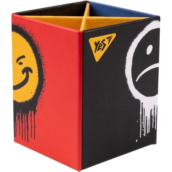 Настільний органайзер у наборі Yes Melt Smile, картон, 4 предмети, різнобарвний (450131) - Pampik - 2