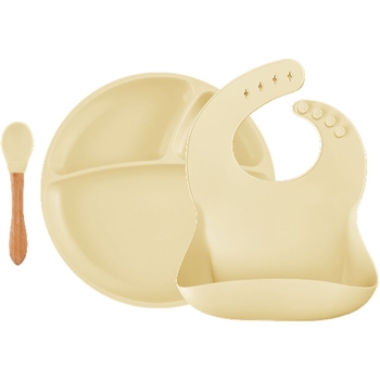 Набір для годування MinikOiOi BLW Set II MellowYellow, силіконовий (101070019) - Pampik