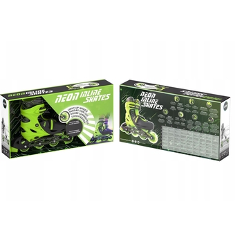Роликовые коньки Neon Inline размер 30-33 зеленый (NT07G4) - Pampik - 9