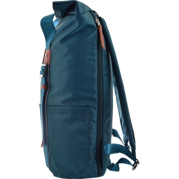 Рюкзак міський Yes Roll-top T-58 Emerald, синий (557257) - Pampik - 3
