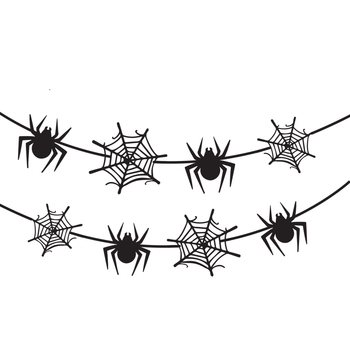 Гирлянда бумажная фигурная Yes! Fun Halloween Spider Webs, 3 м (801182) - Pampik