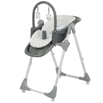 Стільчик для годування Bebe Confort Kiwi 3 in 1 Gray Mist, сірий (2775440210) - Pampik - 4