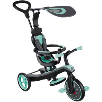 Велосипед трехколесный Globber Explorer Trike 4 в 1 мятный (632-206-3) - Pampik