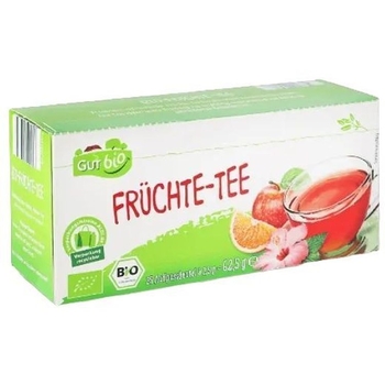 Чай Westminster органічний Фруктовий, 75 г (25 шт. х 3 г) (895449) - Pampik