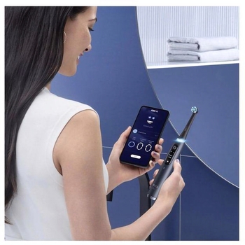 Электрическая зубная щетка Oral-B iO Series 9 Black, IOM9.1B2.2AD типа 3758 - Pampik - 7