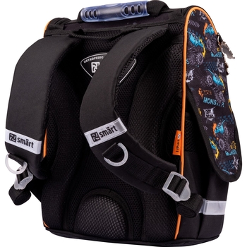 Рюкзак шкільний каркасний Smart PG-11 Big Foot, черный (559009) - Pampik - 4