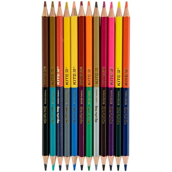 Цветные двусторонние карандаши Kite My Little Pony 12 шт. (LP22-054) - Pampik - 3