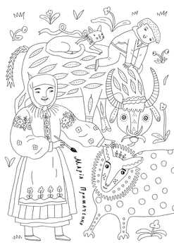 Листівки-розмальовки Артбукс Твої друзі - визначні українці 28 шт. - Pampik - 4