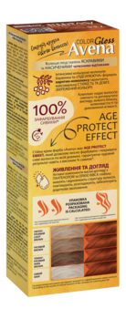 Cтійка крем-фарба для волосся Avena Gloss Color тиціан 734, 138 мл - Pampik - 3