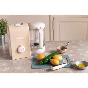 Пароварка-блендер Beaba Babycook Express, бежева (916302) - Pampik - 15