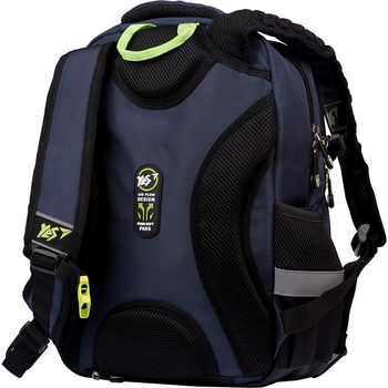 Рюкзак Yes S-52 Ergo Yes style, черный с синим (557964) - Pampik - 3