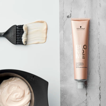 Освітлюючий бондінг-крем волосся Schwarzkopf Professional BlondMe Bond Enforcing Lift&Blend відтінок попелястий 60 мл - Pampik - 4