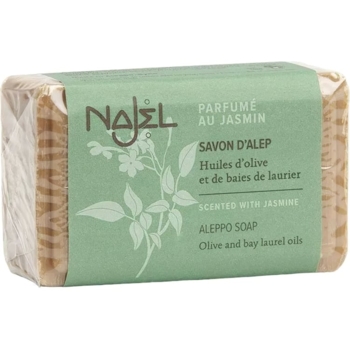 Алеппское мыло Najel Aleppo Soap Scented With Jasmine с жасмином 100 г - Pampik