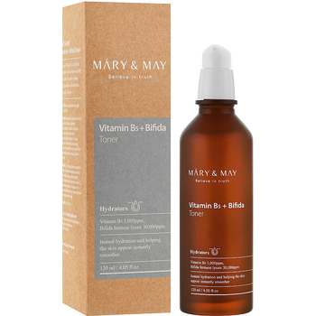 Тонер Mary & May Vitamine В5+ Bifida Toner, з біфідобактеріями й вітаміном В5, 120 мл - Pampik - 2