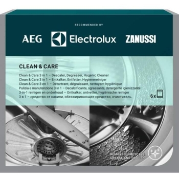 Набір Electrolux для чищення пральних та посудомийних машин 300 г (6 шт.x 50 г) - Pampik