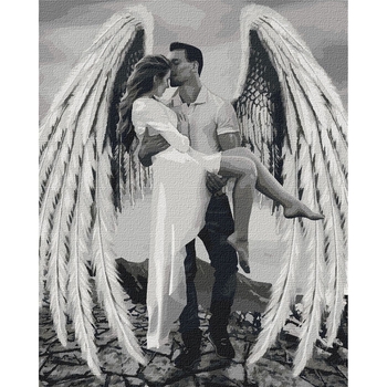 Набор для росписи по номерам Ідейка Мой ангел-хранитель, 40х50 см (KHO4511) - Pampik