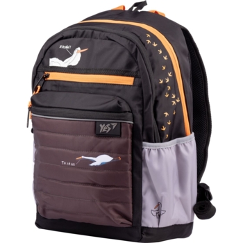 Рюкзак Yes TS-95 Гусь Зуби маю, серый с черным (558961) - Pampik