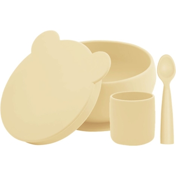 Набір для годування MinikOiOi BLW Set I Mellow Yellow, силіконовий (101070054) - Pampik