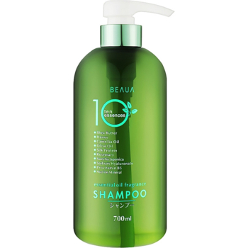 Відновлювальний шампунь Kumano Cosmetics Beaua 10 Essence Shampoo 700 мл - Pampik