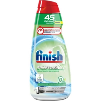 Засіб для миття посуду у посудомийних машинах Finish Power All in One Gel 0%, 900 мл - Pampik