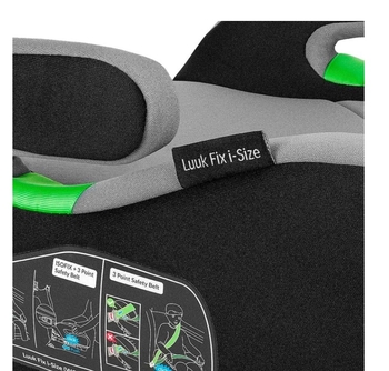 Бустер Lionelo Luuk Fix I-Size Grey Stone, 15-36 кг, серый - Pampik - 7