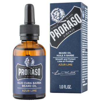 Масло для ухода за бородой Proraso Azur&Lime, 30 мл - Pampik