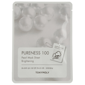 Маска тканевая для лица Tony Moly Pureness 100 Pearl Жемчуг, 21 мл - Pampik