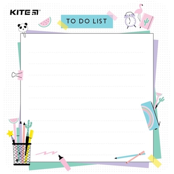 Планер настінний Kite To do list Lady для записів сухостираємий А5 (K22-472-4) - Pampik