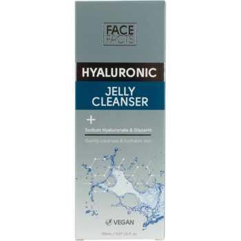 Желе для очищения кожи лица Face Facts Hyaluronic Jelly Cleanser с гиалуроновой кислотой 150 мл - Pampik