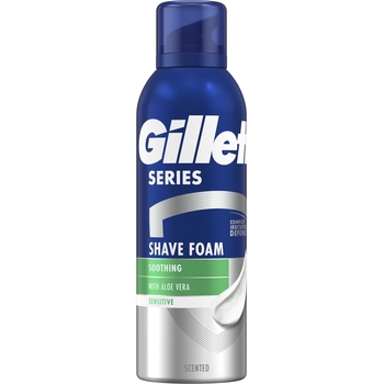 Піна для гоління Gillette Series для чутливої ​​шкіри, з алое вера, 200 мл - Pampik - 2