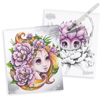 Набір для творчості Nebulous Stars Розмальовка із водою: Зоряна акварель (11133) - Pampik - 4