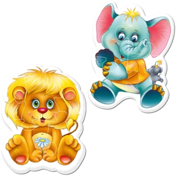 Бебі пазли на магніті Vladi Toys Малюк зможе Зоопарк, 9 елементів (VT3208-28) - Pampik