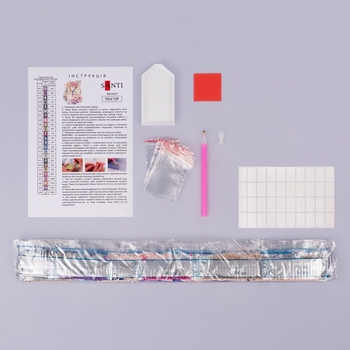 Алмазна мозаїка Santi Живи! Посміхайся! Кохай!, 30х40 см (954294) - Pampik - 2