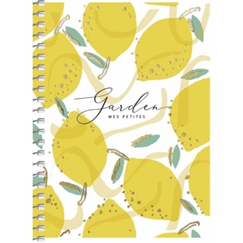 Блокнот для записей Student, А6, в клеточку, спираль, 80 л., С лимонами (A6-SC-080-6088K) - Pampik