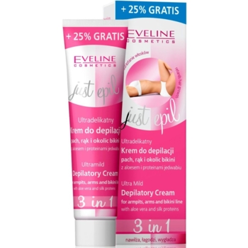 Крем для депіляції Eveline Just Epil Ультраніжний 3 в 1, 125 мл - Pampik