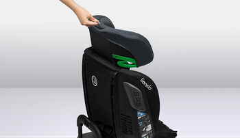 Автокрісло Lionelo Bastiaan RWF i-Size Grey Stone, чорно-сіре (LO-BASTIAAN RWF I-SIZE GREY STONE) - Pampik - 8