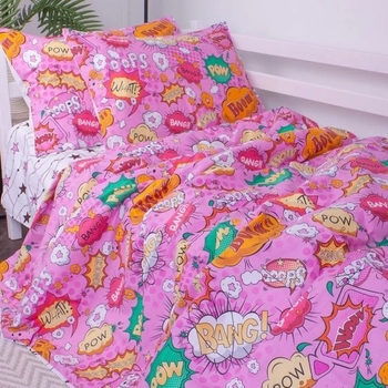 Простирадло MirSon Kids Time Бязь, 17-0512, Bombs pink - Pampik - 5