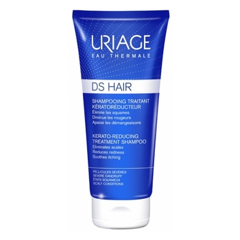 Кераторегулирующий шампунь Uriage DS Hair Kerato-Reducing Treatment Shampoo против перхоти, 150 мл - Pampik