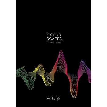 Тетрадь общая Student, А4, в линию, 40 л., Color Scapes (A4-040-5219L) - Pampik