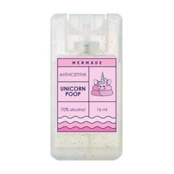 Антисептик-спрей для рук Mermade Unicorn Poop, 16 мл - Pampik