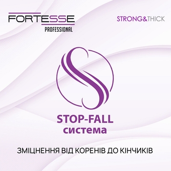 Двофазний спрей-кондиціонер Fortesse Professional Strong & Thick для ослабленого волосся, схильного до випадіння, 250 мл - Pampik - 7