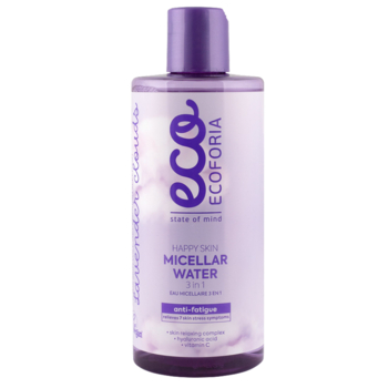 Міцелярна вода Ecoforia Lavender Clouds Happy Skin 3 в 1 300 мл - Pampik