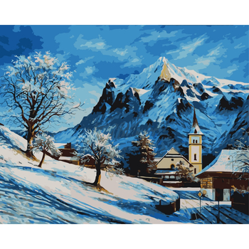 Картина по номерам ArtCraft Альпы 40x50 см (10606-AC) - Pampik