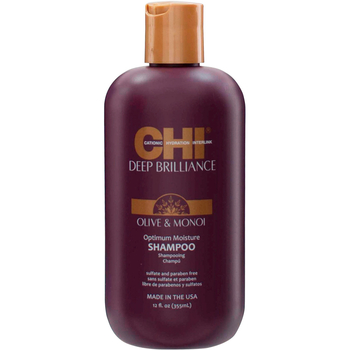 Кондиціонер CHI Deep Brilliance Olive&Monoi Optimum Moisture для пошкодженого волосся, 355 мл - Pampik