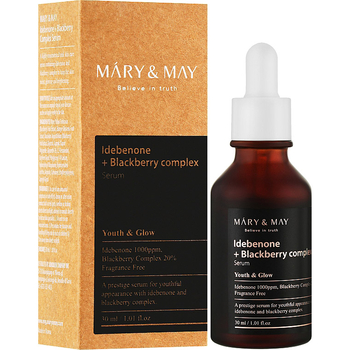 Сыворотка для лица Mary & May Idebenone Blackberry Complex Serum, антиоксидантная с идебеноном, 30 мл - Pampik - 2