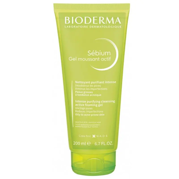 Гель для умывания Bioderma Sebium Active Foaming Gel 200 мл - Pampik