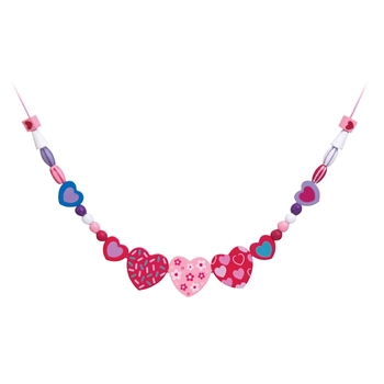 Набор деревянных бусин Melissa & Doug Сердечки (MD4175) - Pampik - 2