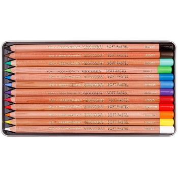 Карандаши Koh-i-Noor Gioconda 8827 пастельные 12 цветов (8827012005PL) - Pampik
