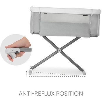 Приставне ліжко Hauck Face to Me 2 Melange Grey, сіре (60853-1) - Pampik - 15