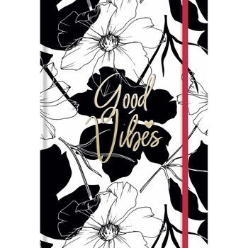 Зошит для записів MonAmi, А5, 3 види лініювання, 96 арк., квіти (A5-IC-096-790) - Pampik